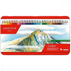Lápis de Cor Caran D'Ache Pablo - 120 Cores