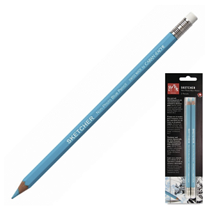 Lápis Azul Apagável Sketcher Caran d'Ache - 2 Unidades