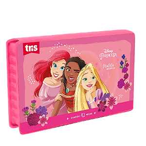 Maleta Artistica Infantil Princesas Disney Tris - 42 Peças