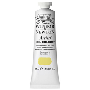 Tinta Óleo Artist Winsor & Newton 37ml Série 4 - Transparent Yellow (653)