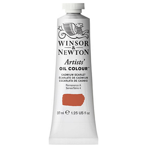 Tinta Óleo Artist Winsor & Newton 37ml Série 4 - Cadmium Scarlet (106)