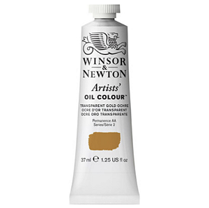 Tinta Óleo Artist Winsor & Newton 37ml Série 2 - Transparent Gold Ochre (646)