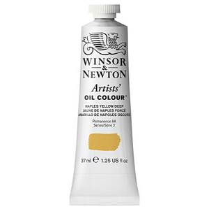 Tinta Óleo Artist Winsor & Newton 37ml Série 2 - Naples Yellow Deep (425)