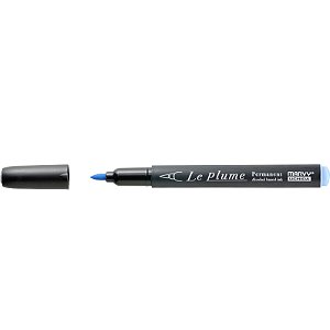Caneta Marcador Le Plume AZUL TINTED-B713 Permanente Ponta Pincel/Brush
