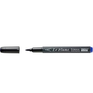 Caneta Marcador Le Plume AZUL SAPPHIRE-B718 Permanente Ponta Pincel/Brush
