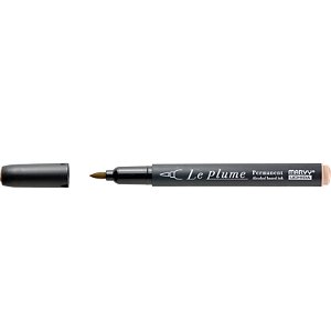 Caneta Marcador Le Plume BRONZEADO-E853 Permanente Ponta Pincel/Brush