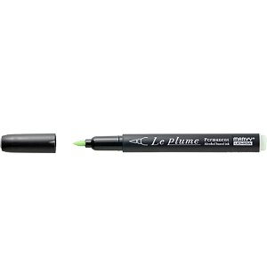 Caneta Marcador Le Plume VERDE AIPO-G660 Permanente Ponta Pincel/Brush