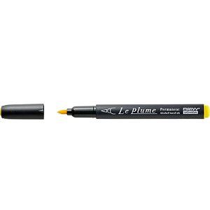 Caneta Marcador Le Plume AMARELO BRILHANTE-Y624 Permanente Ponta Pincel/Brush
