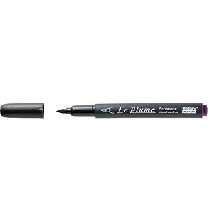 Caneta Marcador Le Plume BORGONHA-V747 Permanente Ponta Pincel/Brush