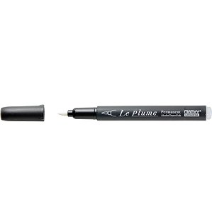 Caneta Marcador Le Plume CLAREADOR-N900 Permanente Ponta Pincel/Brush