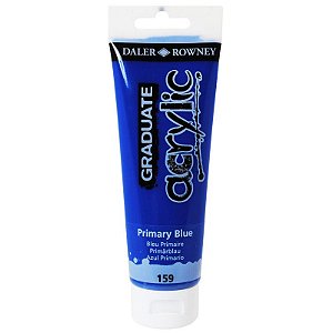 Tinta Acrílica Graduate 120ml Daler Rowney - Azul Primário (159)