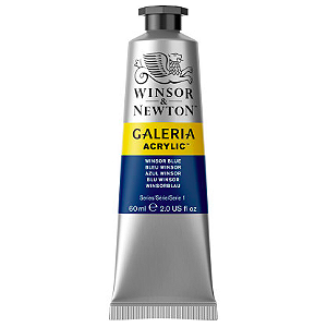 Tinta Acrílica Galeria Winsor & Newton 60ml - Winsor Blue (706)