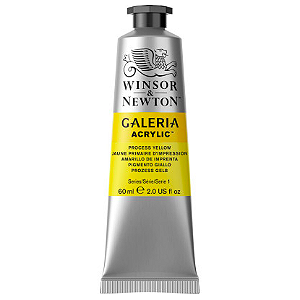 Tinta Acrílica Galeria Winsor & Newton 60ml - Process Yellow (527)