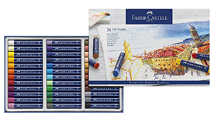 Giz Pastel Oleoso Faber-Castell Goldfaber - 36 Cores