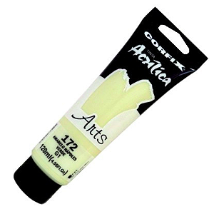 Tinta Acrílica Corfix Arts 120ml G1 - Amarelo Nápoles Verde (172)