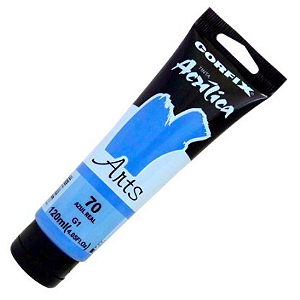 Tinta Acrílica Corfix Arts 120ml G1 - Azul Real (70)