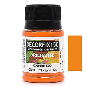 Tinta Decorfix 150º Brilhante Corfix - 430 Amarelo Açafrão (37 ml)