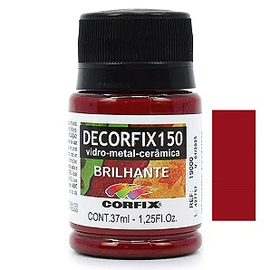 Tinta Decorfix 150º Brilhante Corfix - 437 Vermelho Escarlate (37 ml)