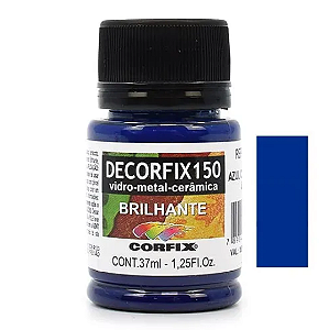 Tinta Decorfix 150º Brilhante Corfix - 436 Azul Cyan (37 ml)