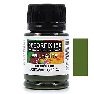 Tinta Decorfix 150º Brilhante Corfix - 333 Verde Musgo (37 ml)