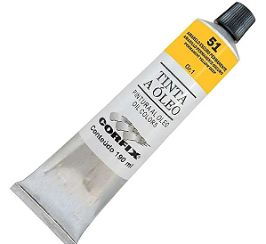 Tinta A Óleo Corfix - 190ml GR-1 Amarelo Escuro Permanente 51