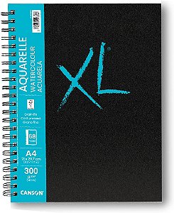 Caderno XL Aquarelle Canson - 34 Folhas A5 300g