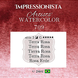 Tinta Impressionista Watercolors Artist's S2 24ml - 709 Terra Rosa