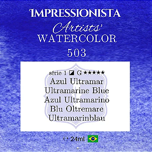 Tinta Impressionista Watercolors Artist's S1 24ml - 503 Azul Ultramar