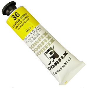 Tinta a Óleo Corfix 37ml Gr-3 - 36 Amarelo Cádmio