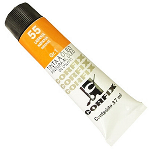 Tinta a Óleo Corfix 37ml Gr-1 - 55 Laranja