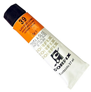 Tinta a Óleo Corfix 37ml Gr-3 - 39 Alaranjado de Cádmi