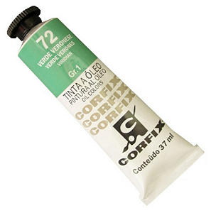 Tinta a Óleo Corfix 37ml Gr-1 - 72 Verde Veronese