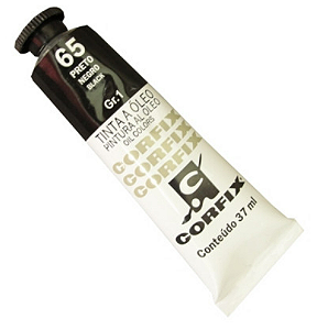 Tinta a Óleo Corfix 37ml Gr-1 - 65 Preto