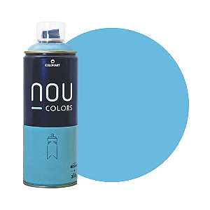 Tinta Spray NOU Colors 400mL - Azul Água