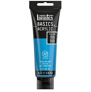 Tinta Acrílica Liquitex Basics 118ml 984 Fluorescent Blue