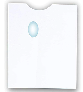 Paleta Trident Fórmica Branca Retangular 23x31 cm