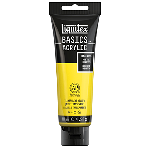 Tinta Acrílica Liquitex Basics 118ml 045 Transparent Yellow