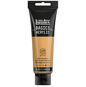 Tinta Acrílica Liquitex Basics 118ml 601 Naples Yellow Hue