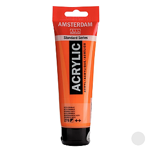 Tinta Acrílica Série Standard Amsterdam 120 ml - Azo Orange 276