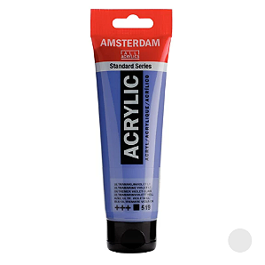 Tinta Acrílica Série Standard Amsterdam 120 ml - Ultramarine Violet Light 519