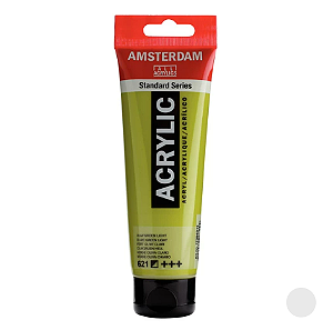 Tinta Acrílica Série Standard Amsterdam 120 ml - Verde Oliva Light 621