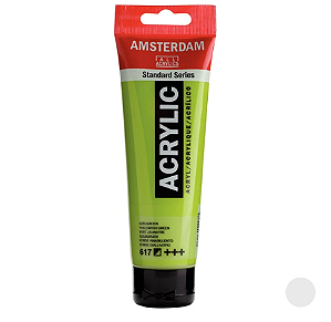 Tinta Acrílica Série Standard Amsterdam 120 ml - Verde Amarelado 617