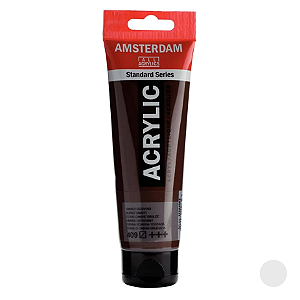 Tinta Acrílica Série Standard Amsterdam 120 ml - Burnt Umber 409