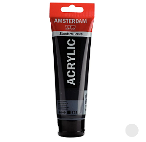 Tinta Acrílica Série Standard Amsterdam 120 ml - Óxido Preto 735