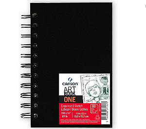 Caderno Sketchbook ArTBook Espiral A6+ 100g/m² - 80 Folhas