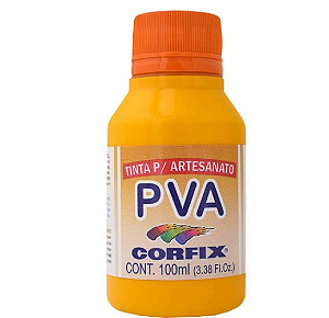 Tinta PVA Fosca Corfix 100ml - *Amarelo Cádmio 307