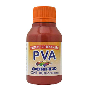 Tinta PVA Fosca Corfix 100ml - *Vermelho Country 488