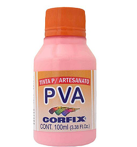 Tinta PVA Fosca Corfix 100ml - Rosa Bebê 474