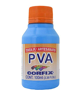 Tinta PVA Fosca Corfix 100ml - Azul Celeste 323