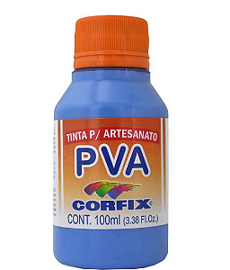 Tinta PVA Fosca Corfix 100ml - *Azul Country 384